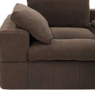 Sectional, Large Arms, Toss Pillows Included