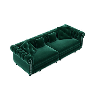 3 In 1 Pull Out Convertible Sleeper Sofa Bed, King Size, Chaise Lounge