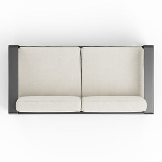 Maya Bay - Loveseat - Black / Beige