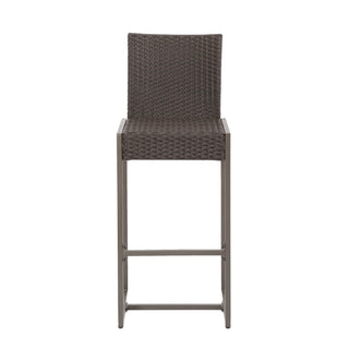 Outdoor Barstool With Hand Crafted Details (Set of 2)