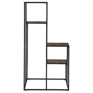4 Tier Display Shelves - Black
