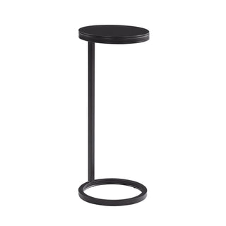 Yancey - Round Accent Table - Antique Bronze