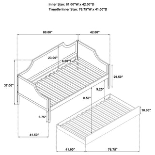 Twin Daybed With Trundle - Cherry