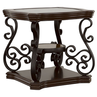Arrize - Coffee And End Table Set With Scroll Legs