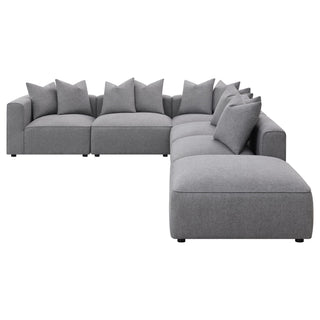 Amherst - Modular Sectional With Cushions - Gray