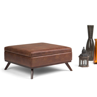 Owen - Multifunctional Square Coffee Table Storage Ottoman