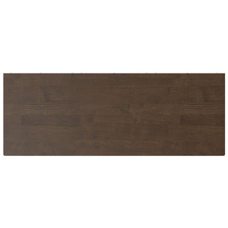 Harper - Low 6 Cube Storage With Drawers - Walnut Brown