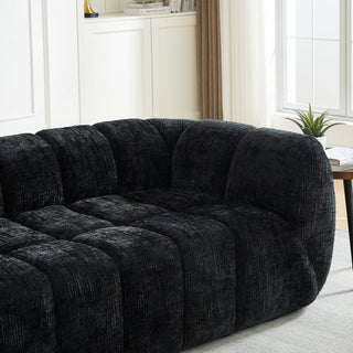 Modern Sofa With Piano Key Backrest