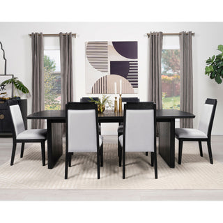 Mason - Removable Extension Leaf Dining Table - Black