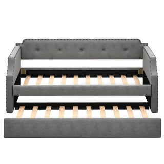 Upholstered Daybed With Trundle