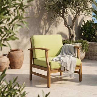 Perla - Contemporary Club Chair With Water Resistant Cushionі