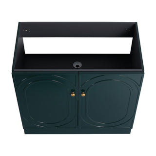 Modern Freestanding Bathroom Vanity With Soft Close Cabinet Doors