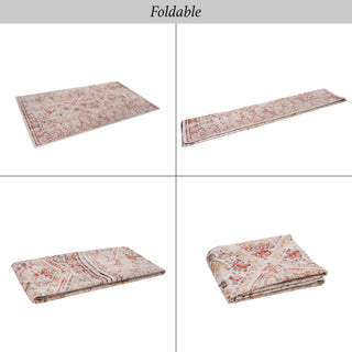 Maval - 8' X 10' Washable Area Rug - Beige