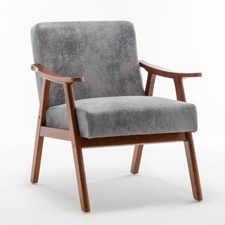 Accent Chair, Classic Mid Century Modern For Extra Seating