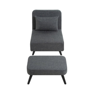 3 In 1 Foldable Chaise Lounge With Adjustable Backrest