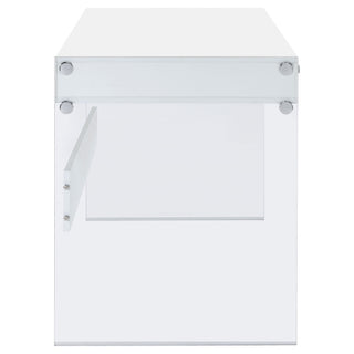 Barretta - 2 Drawer Writing Desk - Gloss White