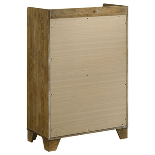 Packard - 5 Drawer Chest - Oak