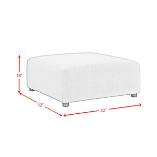 Zandara - Modular Ottoman - Beige