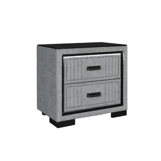 Isaiah - 5 Piece Bedroom Set With TV Lift-LED, Speakers And Fireplace
