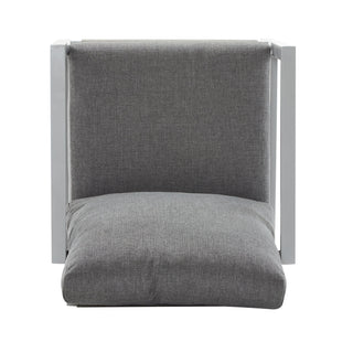 Modern Lounge Chair With Rope Accents And Cushions