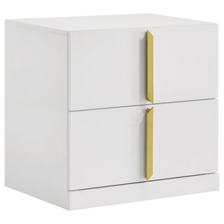 Lauryn - 2 Drawer Nightstand - Gloss White
