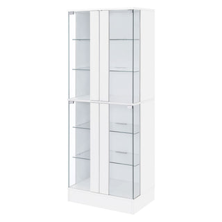 Gilbert - 4 Door LED Curio Display Cabinet