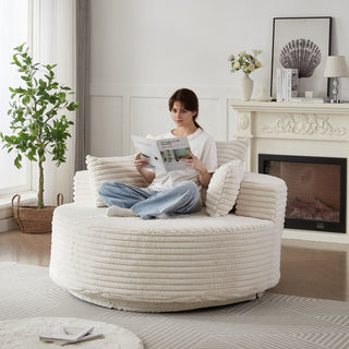 Swivel Chair With 360° Rotation For Living Room