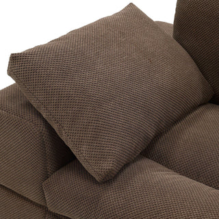 Sectional, Large Arms, Toss Pillows Included