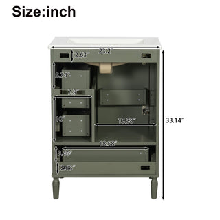 Traditional Bathroom Vanity Set With Soft Close Doors