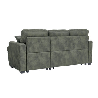 Sectional Sofa With Pull Out Bed, Reversible Chaise