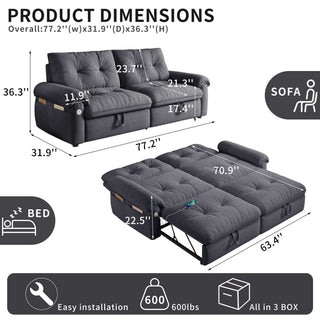 Convertible Cloud Like Sofa Bed