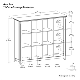 Acadian - Handcrafted Cube Storage