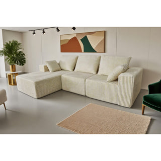 Corner Combination Sofa Sectional Couch With Soft Fabric
