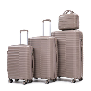 4 Piece Luggage Set, Combination Lock