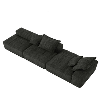 Modern Oversized Diy Combination Modular Sectional Sofa With Pillows