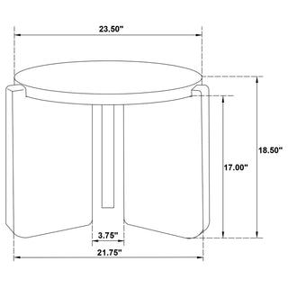 Lansing - Table Set With Round Top