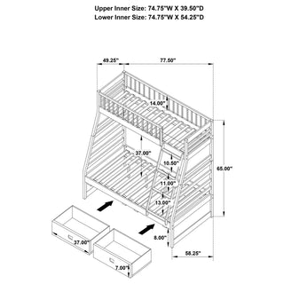 Newhall - Bunk Bed With 2 Drawers