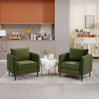 Accent Chair With Pillow For Living Room