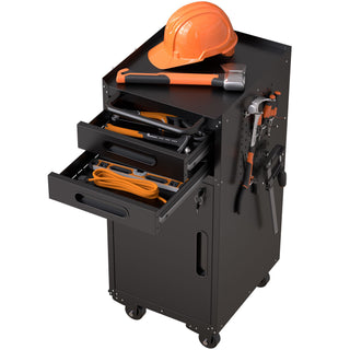 Rolling Tool Cabinet Heavy Duty Garage Storage With Lockable Doors