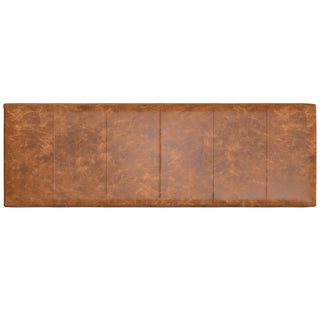 Candice - Ottoman Bench - Tan / Black