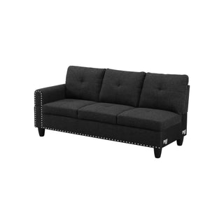 L - Shaped Sectional Sofa With Movable Left Chaise