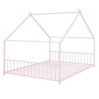 Metal House Bed