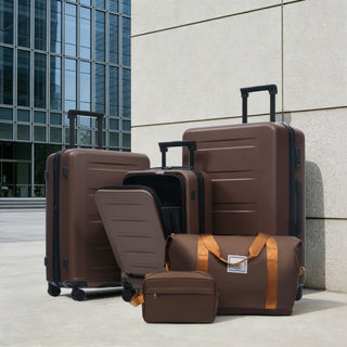 Hardside Luggage Set 5 Piece With Front Opening
