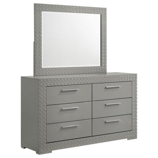 Pierce - 6 Drawer Dresser And Mirror