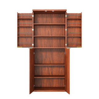 Kitchen Pantry Cabinet With 6 Doors