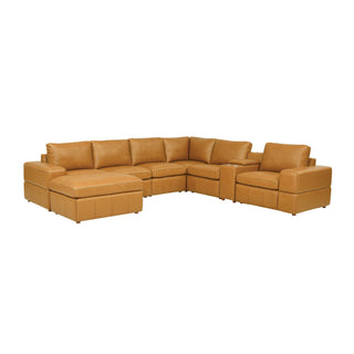Modular Sectional With Large Square Arms, Custom Configuration