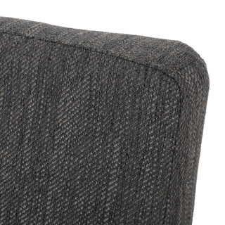 Contemporary Dining Chair With Upholstered Seating And Tapered Legs