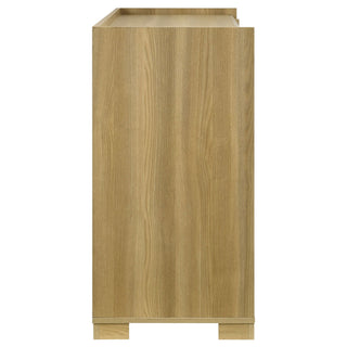 Lincoln - 6 Drawer Dresser - Natural / White