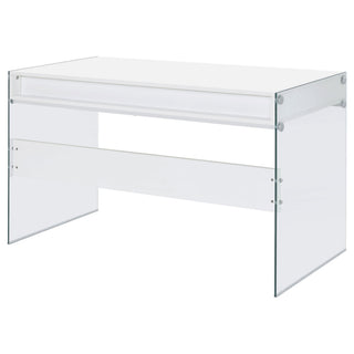 Barretta - 2 Drawer Writing Desk - Gloss White