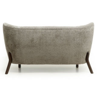 Nordic Chair Laid Back Loveseats With Curved Backres, No Armrests